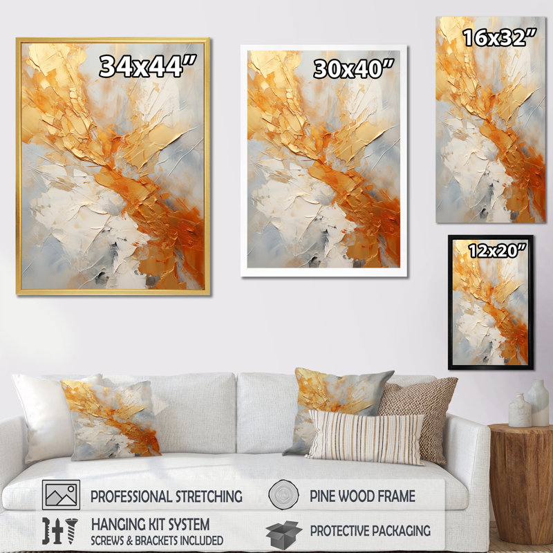 Or blanc, champagne, levers de soleil, spirales abstraites, impressions d'art mural, H 32 po x l 16 po x P 1 po