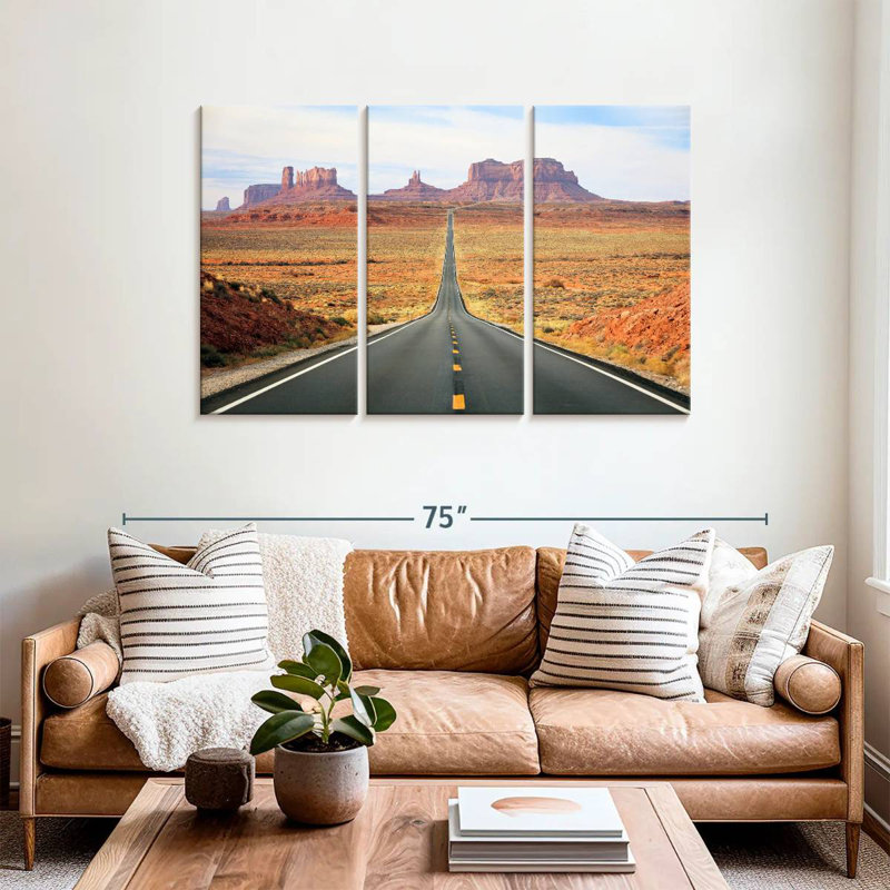 Mehar célèbre route de Monument Valley, H 36 po x l 57 po