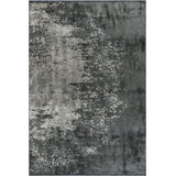 Abstract Flatweave Gray/Black Area Rug