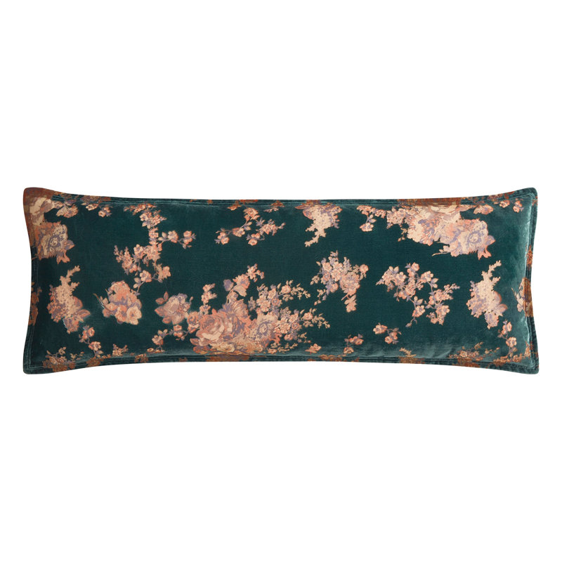 Coussin lombaire en soie synthétique à motif floral Josephine Classics