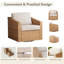Chaise de patio pivotante simple avec repose-pieds Tiaka-2091455973-2091455970-2139083397