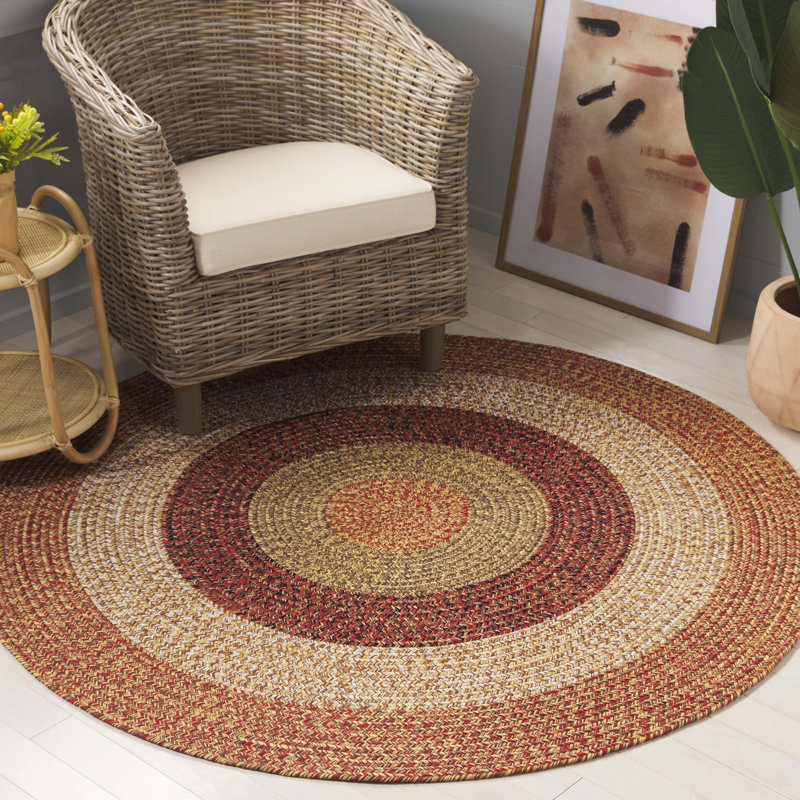 Tapis intérieur / extérieur lavable à la machine Raynette Performance, Rond 5 pi