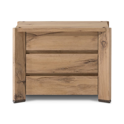 CASSIO 3 - Drawer Solid Wood Nightstand