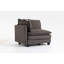 Canapé modulaire antique en chenille gris, canapé-lit multifonctionnel pour la maison