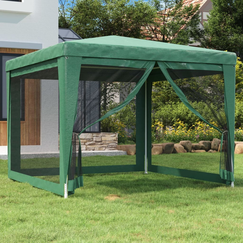 Andranae 3m x 3m Iron Party Tent, Green, Green