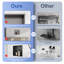 Niche de douche de salle de bain l 17 po x H 15 po, niche murale rectangulaire en acier inoxydable, noir bronze industriel