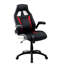 Chaise de bureau moderne et rembourrée avec réglage pneumatique de la hauteur et roulettes lisses pour une assise confortable