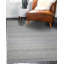 Tapis gris contemporain en laine et viscose tissés à la main et à viscose Quayvon