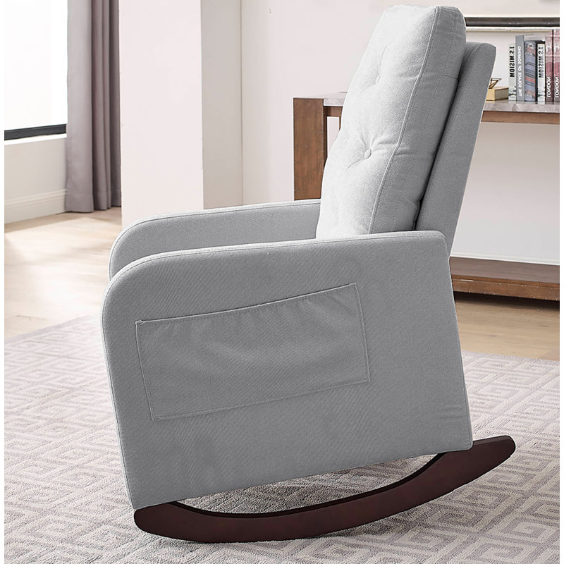 Chaise berçante en bois Latreal