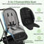 Poussette réversible 2 en 1 pour bébé, poussette de voyage légère pliable avec harnais à 5 points-131512147