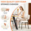 Ensemble de 8 chaises d'appoint en similicuir 8 pièces - Chaise rembourrée et robuste-114286436