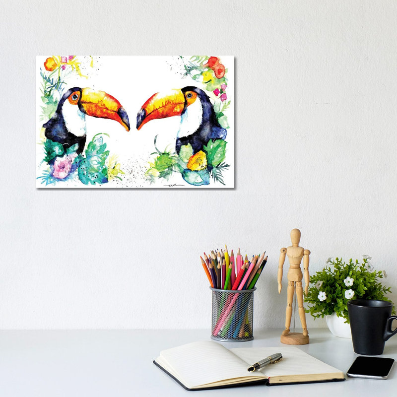 Bees Arts - Print on Wood, Wrapped Canvas, 20.32 cm H x 30.48 cm W