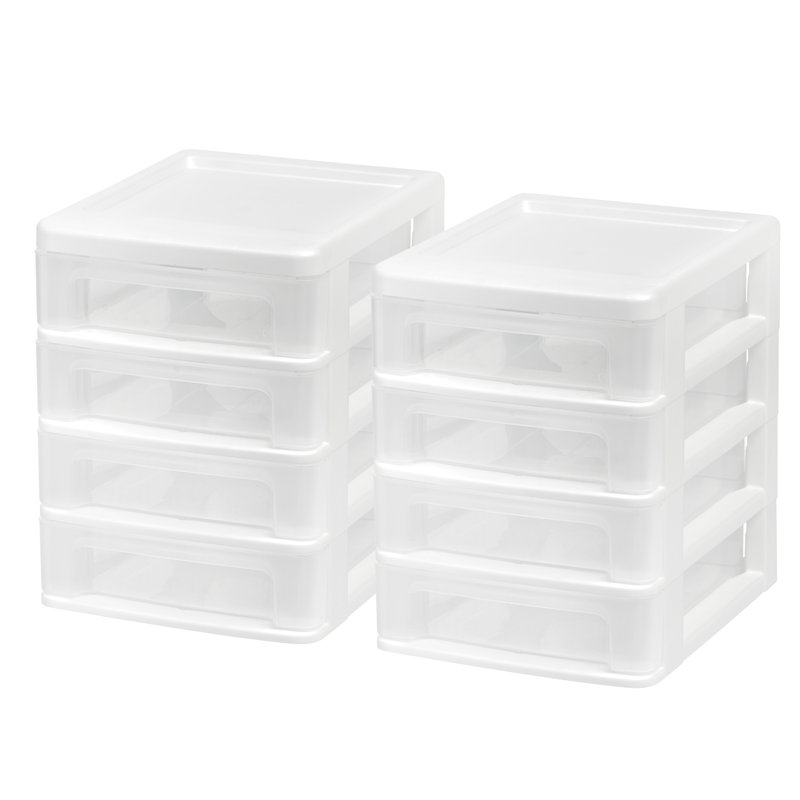  Compact System Desk Organizer - Set of 2, White