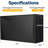 VIVOHOME 72'' W x 24'' D Log Rack Cover
