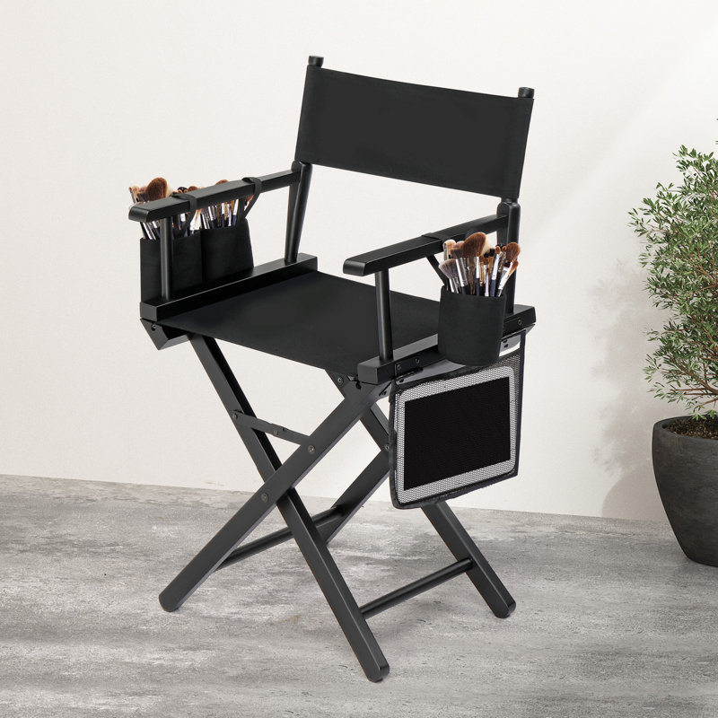 Chaise de réalisateur Taraneka, Noir