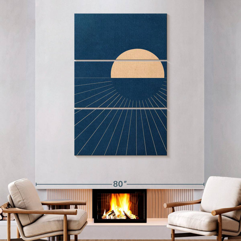 Oberle Mod Sunset, 74" H x 48" W