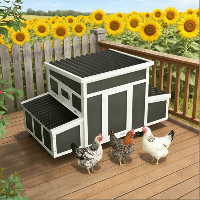 Maison pour animaux de compagnie, poulailler en bois