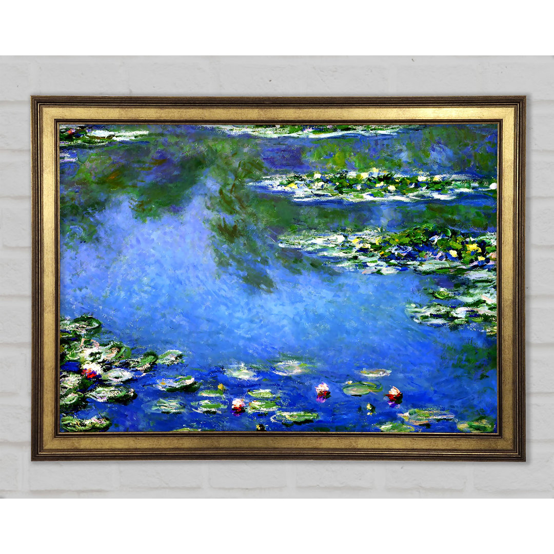 Monet Seerosen in Monets Garten - Einzelner Bilderrahmen Kunstdrucke