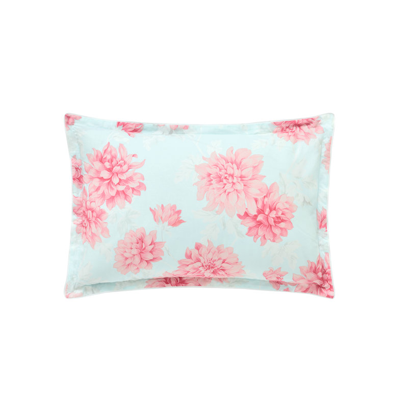 Cocktail Euro sham, Pink: Green; White, Cocktail, King