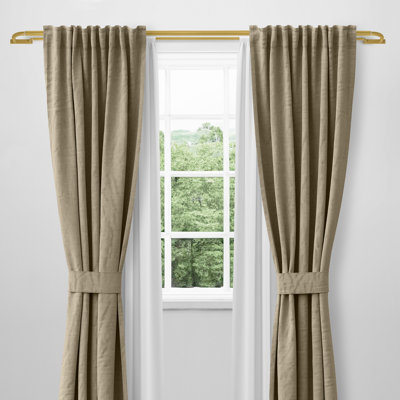 Laytonya Adjustable Double Curtain Rod