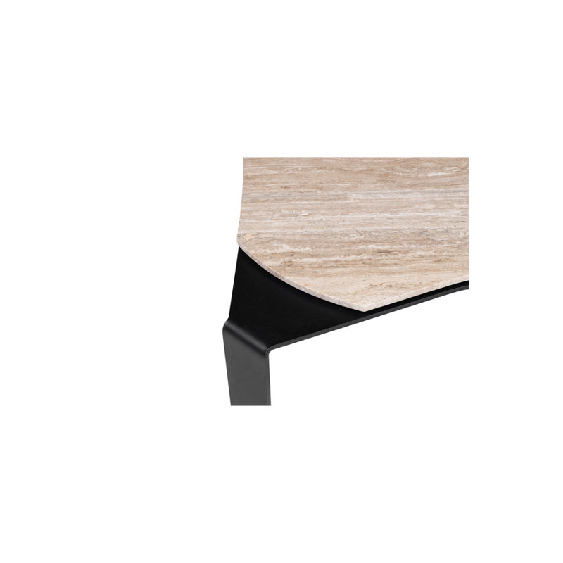 Table basse Moon, Brun