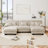 Chenille Cloud Couch Sofa with Ottoman-405481813-405481810-418573846