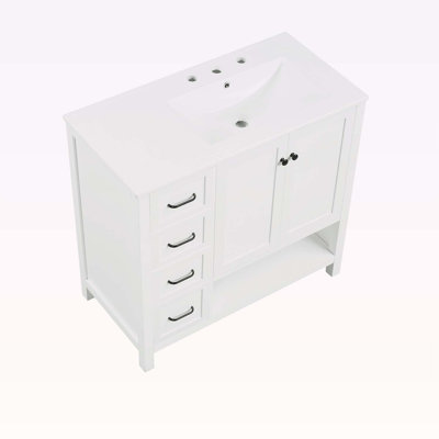 Meuble-lavabo 36 po avec comptoir d'évier