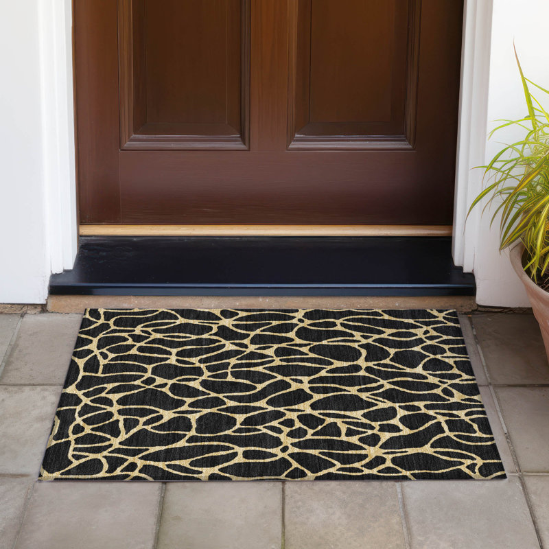  Machine Washable Indoor/Outdoor Chayden ACN1023 Rug, Rectangle 1'8" x 2'6"
