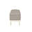 Tufted Storage Bench Antique Cream/Light Grey See below
