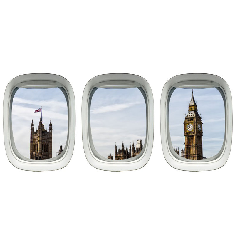 Scenic & Cityscapes Non-Wall Damaging Wall Decal