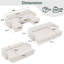 Canapé-lit en forme de U, canapé-lit convertible 4 places avec inclinaison à 4 niveaux, ports USB / Type-C, méridienne réversible et poches latérales, assemblage sans outil pour le salon-1166750808