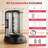 32 Qt 1800W Electric Vertical Rotisserie Oven with Full Accessories for Whole Chicken, Kebab & Fish