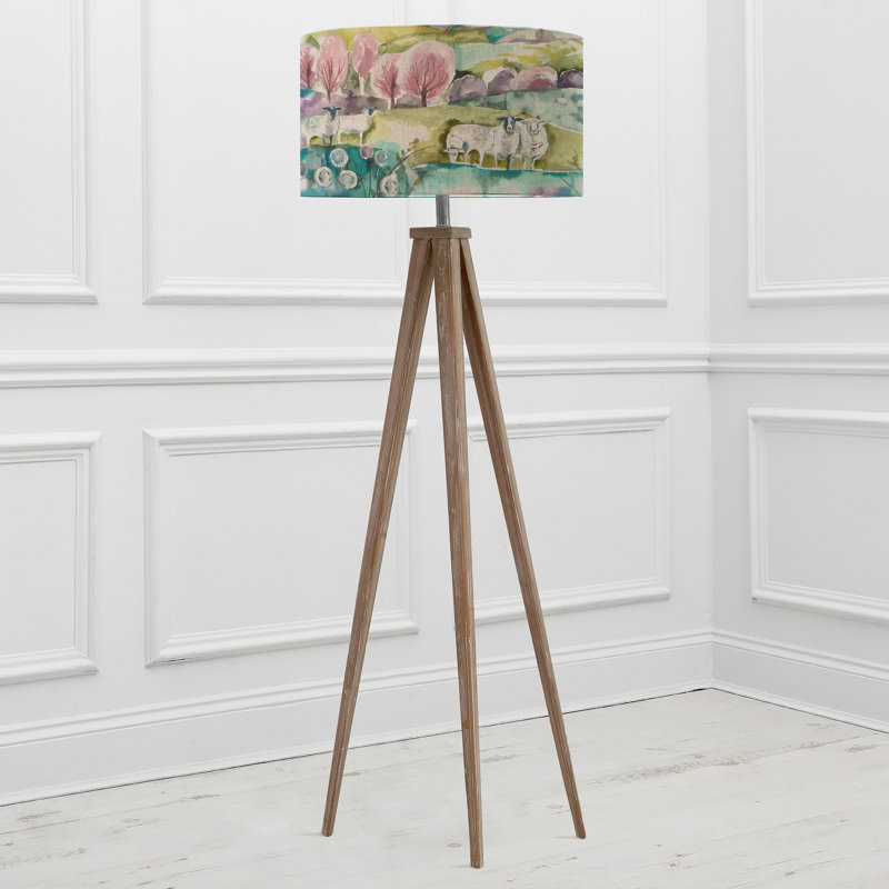 Aratus 158cm Brushed Tripod Floor Lamp