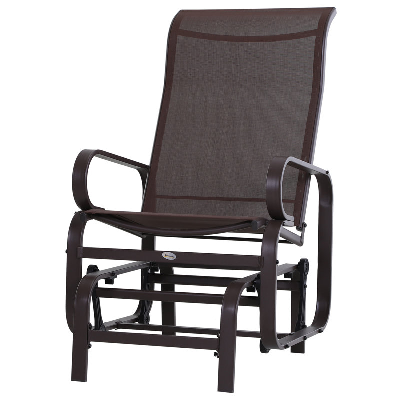 Fauteuil coulissant pour l'extérieur Yessenia, 1 Piece, Tanné