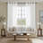 Mkenzi Polyester Semi-Sheer Gromments Curtain Pair-1782461616