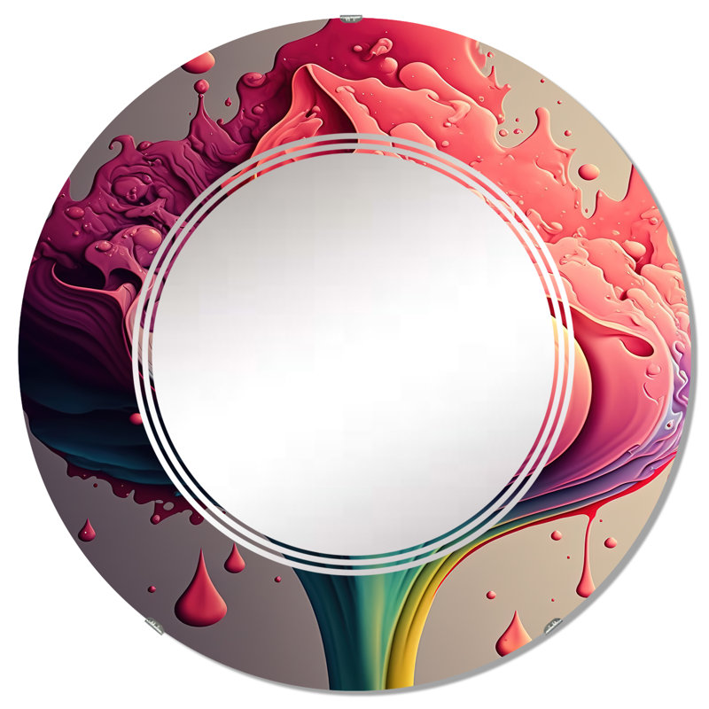 Miroir mural Olivann, 32 po x 32 po
