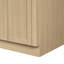   Meuble-lavabo rectangulaire simple décalé droit 43 po avec comptoir en marbre blanc de Carrare Breana-625884821-625884908
