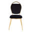 Chaise d'appoint rembourrée en velours Écrenet-1392193949