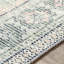 Tapis oriental vert / kaki tissé à plat Wensley-1003436588