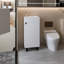 Meuble-lavabo blanc avec lavabo intégré-968754688