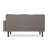  Outdoor Sofa Set, Right Armrest, Weather-Resistant Wicker Patio Seating, Gray-1536163024