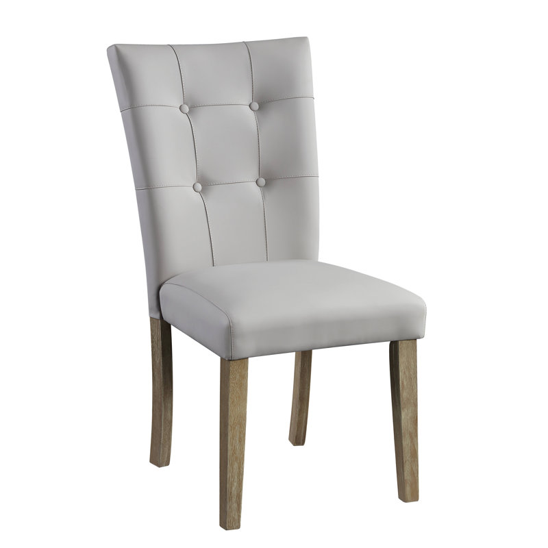 Chaise d'appoint capitonnée Nolaine