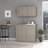 Ashura 2-pc Kitchen Cabinet Set includes Countertop base unit and wall mounted Cupboard-68816137