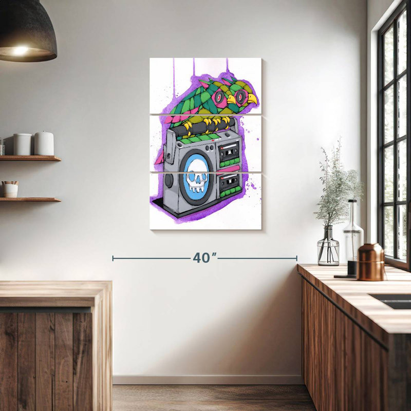 Abarca Shared A Beat, 38" H x 24" W