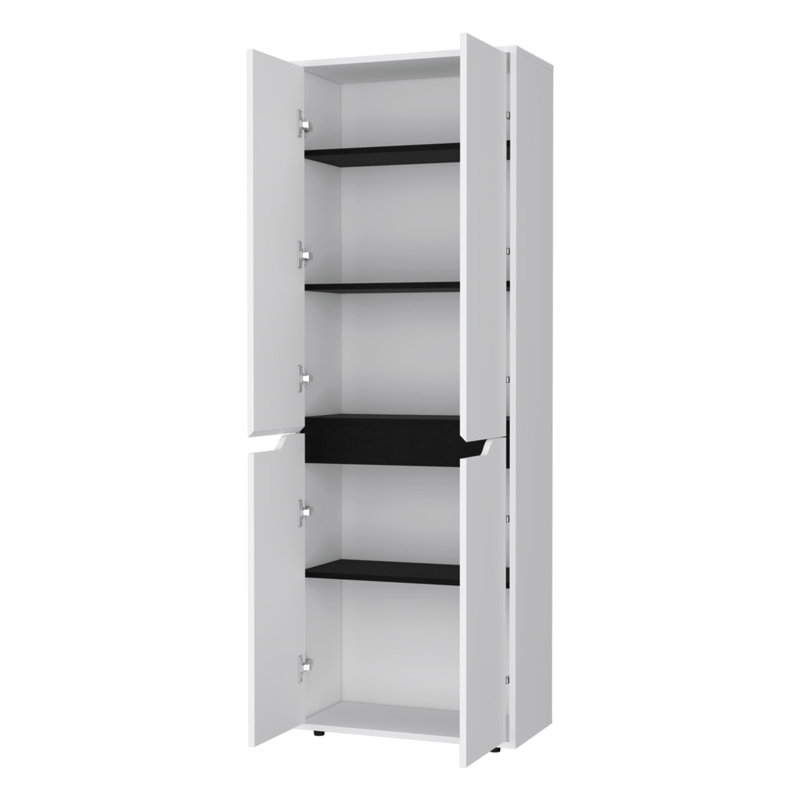Garde-manger blanc à 5 tablettes