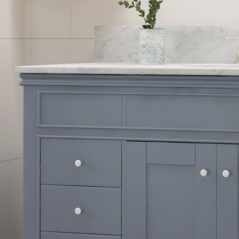 Janice Locke 48.25'' Single Bathroom Vanity Base Only, Gray