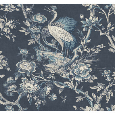 Winship Floral and Animal Print Wallpaper Roll