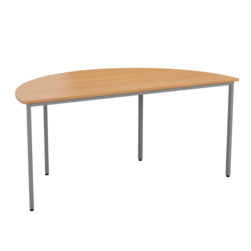 Buariki 160cm Half-circle Conference Table, Beech