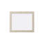Miroir Dennard Cornhusk en lin blanc-108455468