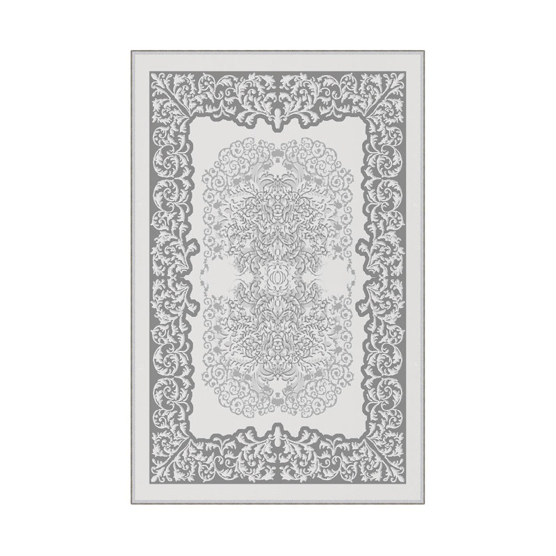 Tapis d'entrée de qualité supérieure (3,3 x 6,6 pi), 100% polyester, d'une hauteur de poils de 0,3 po | Antibactérien, points antidérapants en PVC, 650 g / m² | Conception tissée durable, impression numérique 3D, lavable à la machine, idéale pour la décoration intérieure